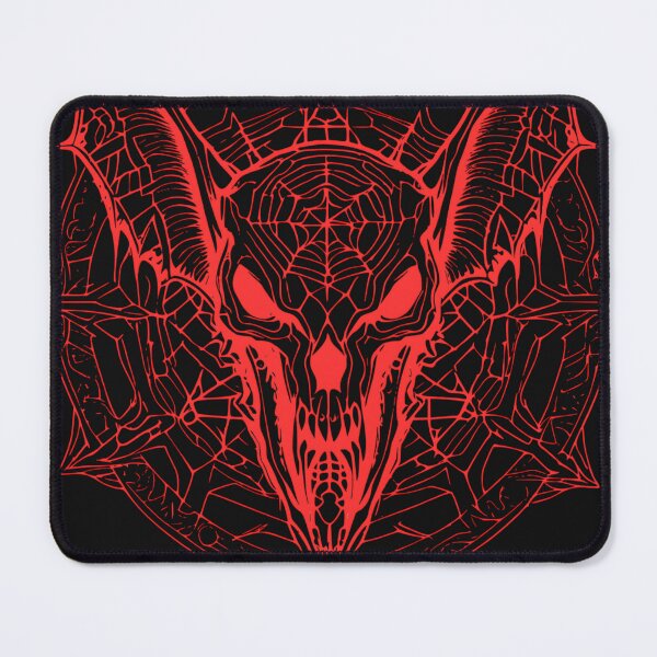 Item preview, Red Neon Gothic Bat Skull Vampire Occult Sigil designed and sold by DarkOriginArts.