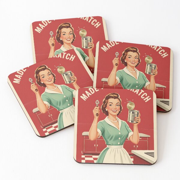 Item preview, Made From Scratch (I scratched Open The Can) Vintage Retro Mom Joke designed and sold by Retro-Anime9.