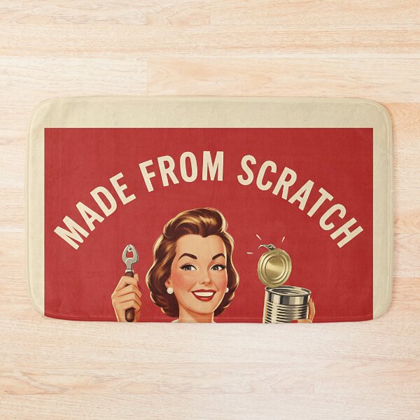 Item preview, Made From Scratch (I scratched Open The Can) Vintage Retro Mom Joke designed and sold by Retro-Anime9.