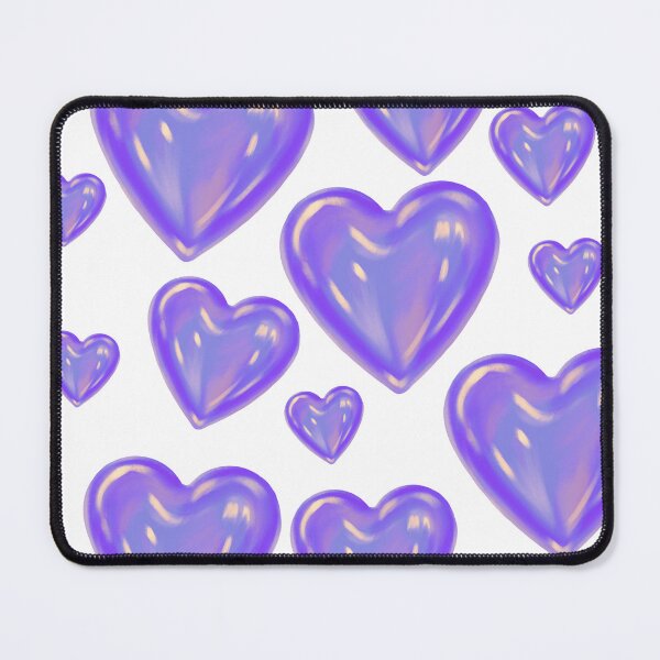 Item preview, Glossy Purple Heart Pattern Aesthetic designed and sold by Theselinara.