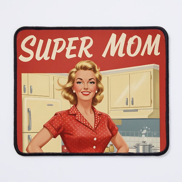 Item preview, Super mom (Cape is at the cleaners) Vintage Retro Mom Joke designed and sold by Retro-Anime9.