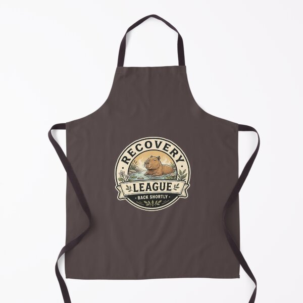 Item preview, Recovery League Capybara Shirt - Back Shortly Vintage Comfort Badge Design designed and sold by Halejo68.
