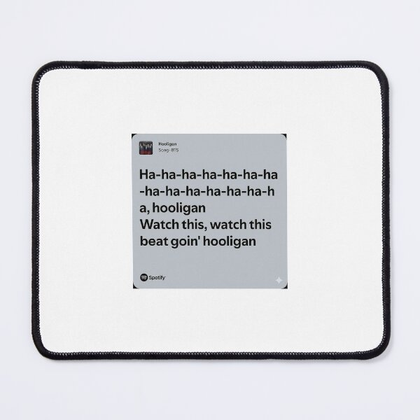 Item preview, BTS Hooligan - ARIRANG album song lyrics designed and sold by Evergreeeen.