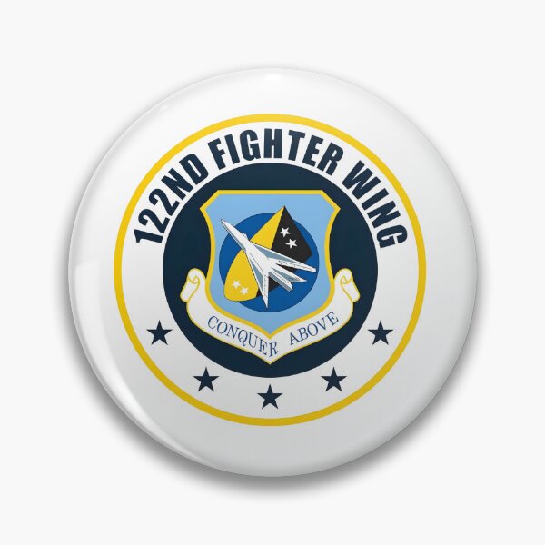Item preview, 122nd Fighter Wing Conquer Above Emblem designed and sold by CharlieDesings.