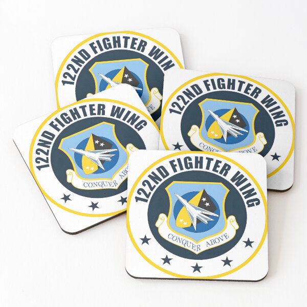 Item preview, 122nd Fighter Wing Conquer Above Emblem designed and sold by CharlieDesings.