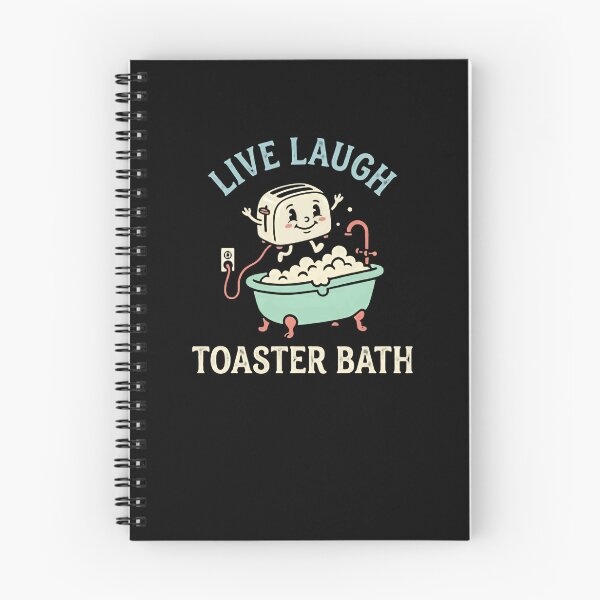 Item preview, Live Laugh Toaster Bath Dark Humor Meme Sarcastic Parody designed and sold by RetroMini2026.
