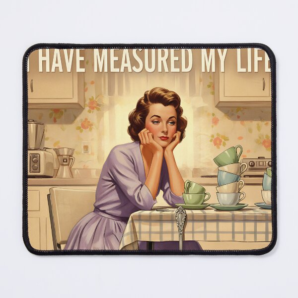 Item preview, I measure my life in coffee spoons vintage Retro Mom Joke designed and sold by Retro-Anime9.