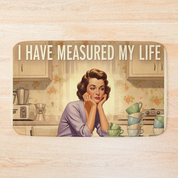 Item preview, I measure my life in coffee spoons vintage Retro Mom Joke designed and sold by Retro-Anime9.