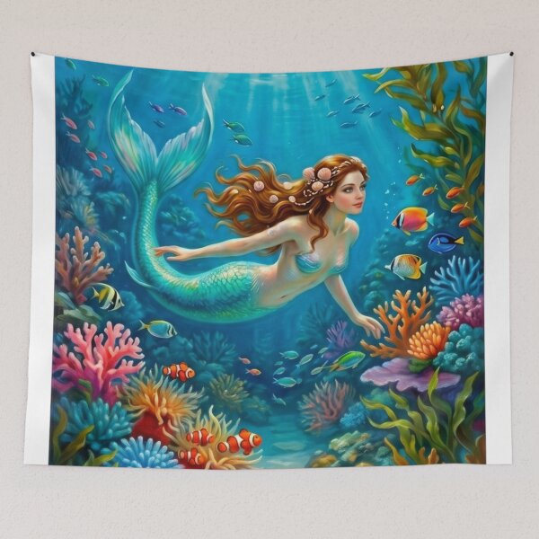 Item preview, Mermaids and sea anemones designed and sold by PP&RAINBOW SHOP.