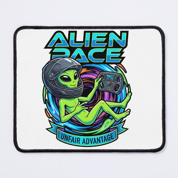Item preview, Funny Alien Pace Simracing High-Tech Wheel designed and sold by EKHOAISTORE.