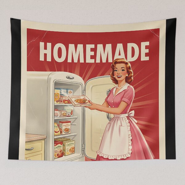 Item preview, Homemade from the freezer Vintage Retro Mom Joke designed and sold by Retro-Anime9.