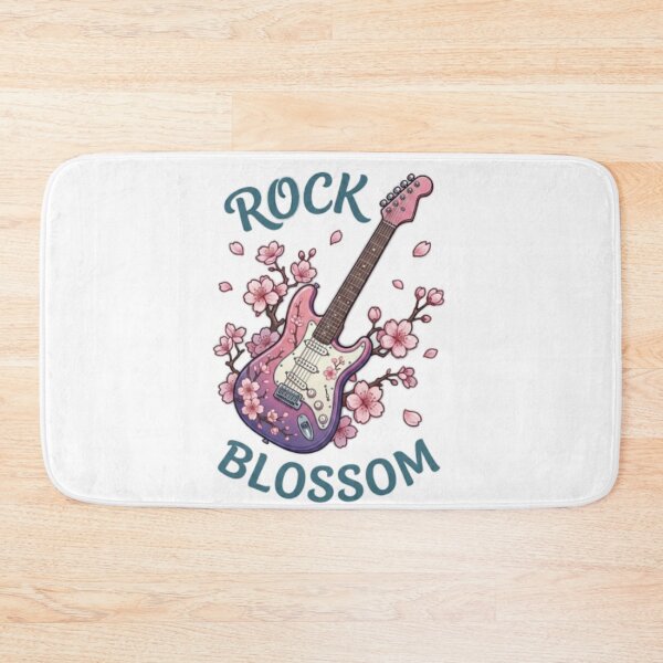 Item preview, An electric guitar surrounded by cherry blossoms designed and sold by Ahmedsyde.