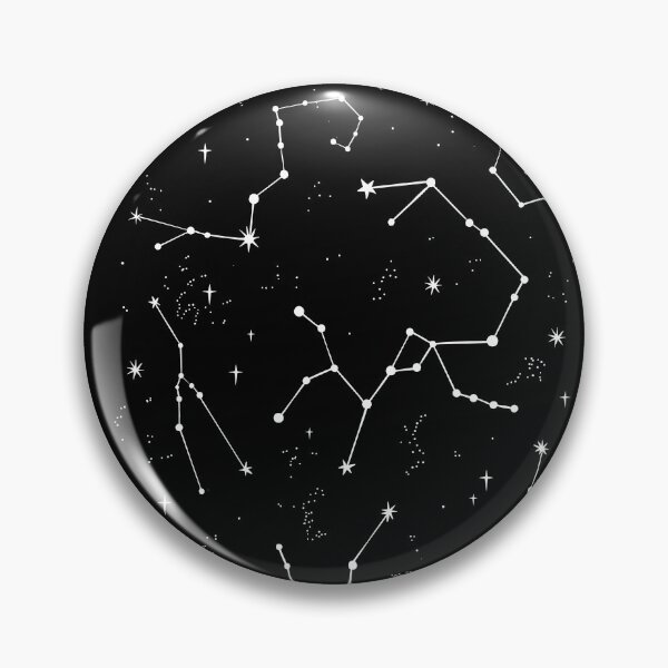 Item preview, Starry Night Sky and Zodiac Constellations Map | Astronomy Research Department designed and sold by Skayana.