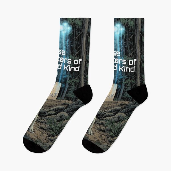 Item preview, Friendly Alien Encounter in the Forest designed and sold by Lifer Art and Design.