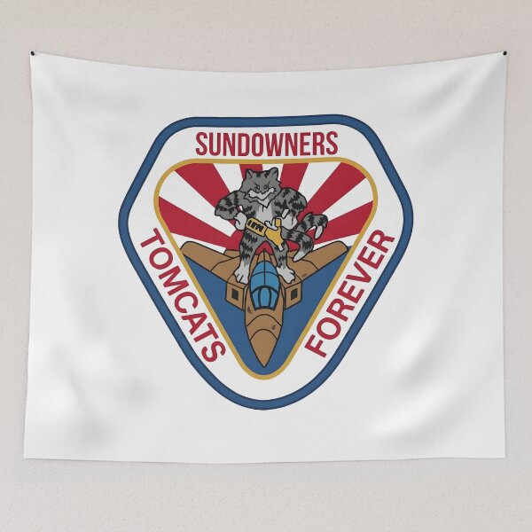 Item preview, VF-111 Sundowners Tomcats Forever Emblem designed and sold by CharlieDesings.