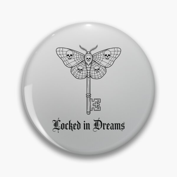 Item preview, Locked In Dreams Gothic Moth Skeleton Key Dark Academia designed and sold by Ortsas.