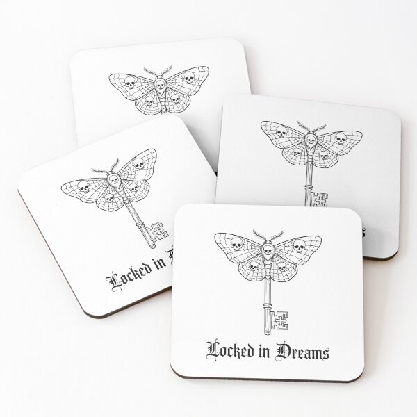 Item preview, Locked In Dreams Gothic Moth Skeleton Key Dark Academia designed and sold by Ortsas.
