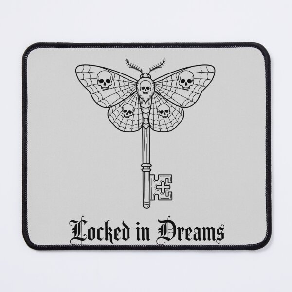 Item preview, Locked In Dreams Gothic Moth Skeleton Key Dark Academia designed and sold by Ortsas.