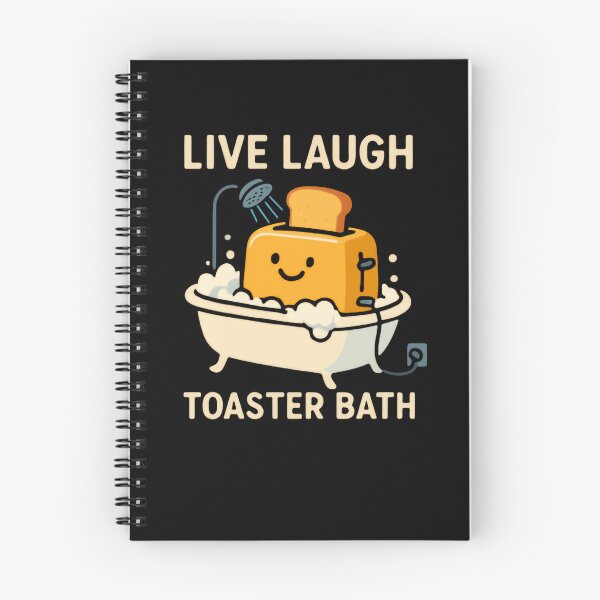 Item preview, Live Laugh Toaster Bath Dark Humor Sarcastic Meme designed and sold by RetroMini2026.