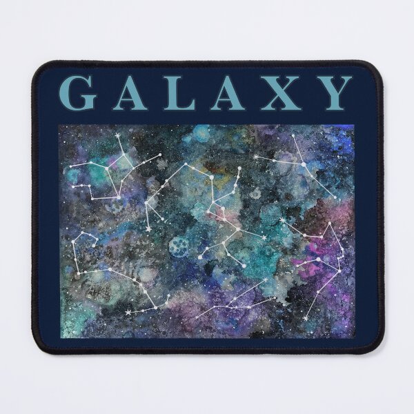 Item preview, Starry Night Sky | Watercolor Nebula Galaxy Space | Retro Constellation Zodiac Map designed and sold by Skayana.