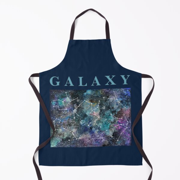 Item preview, Starry Night Sky | Watercolor Nebula Galaxy Space | Retro Constellation Zodiac Map designed and sold by Skayana.