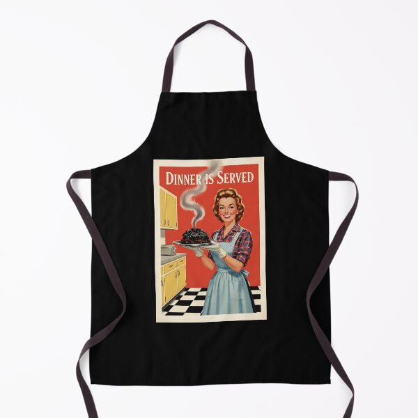 Item preview, Dinner is served Vintage Retro Mom Joke designed and sold by Retro-Anime9.
