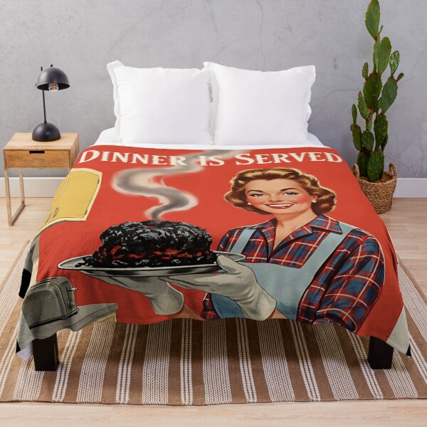 Item preview, Dinner is served Vintage Retro Mom Joke designed and sold by Retro-Anime9.