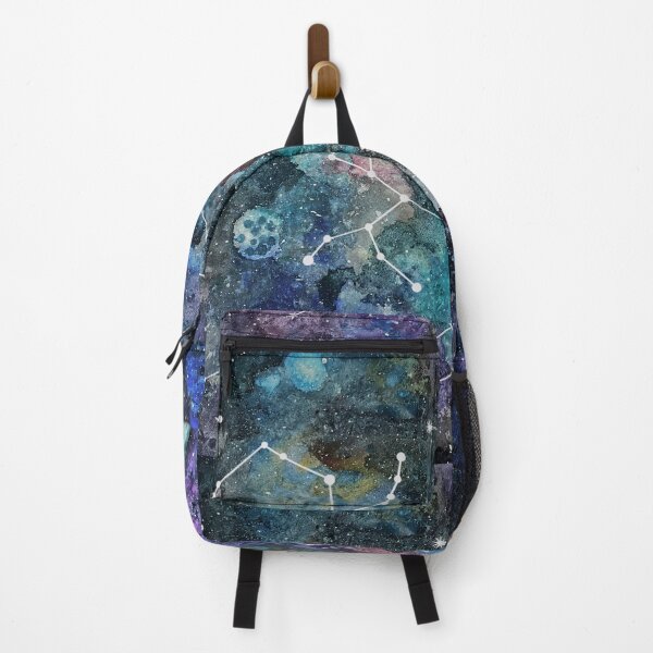 Item preview, Starry Night Sky | Watercolor Galaxy Nebula | Retro Space Constellation Map |  Astronomy Research Department designed and sold by Skayana.