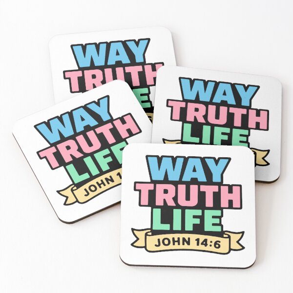 Item preview, John 14:6 Way Truth Life designed and sold by plushism.