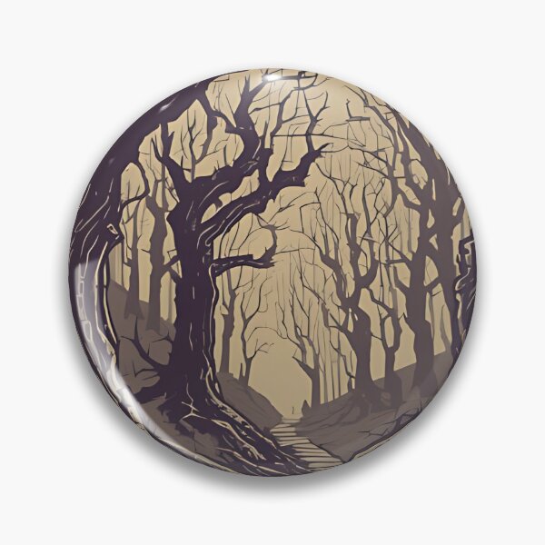 Item preview, Dark Norse Forest Spooky Haunted Woods Landscape designed and sold by DarkOriginArts.