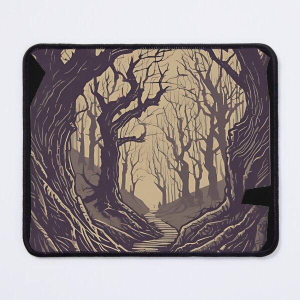 Item preview, Dark Norse Forest Spooky Haunted Woods Landscape designed and sold by DarkOriginArts.
