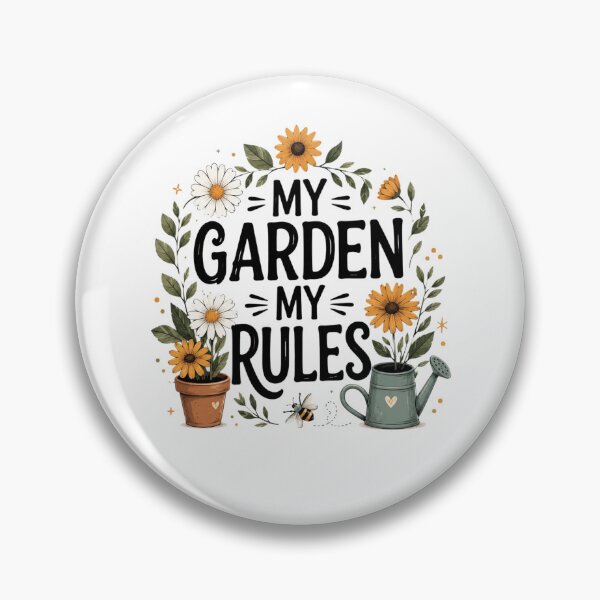 Item preview, My Garden My Rules Floral Gardening Lover Cottagecore Flower Garden Design designed and sold by bilal sibgui.