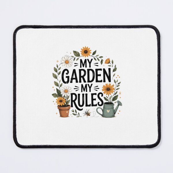 Item preview, My Garden My Rules Floral Gardening Lover Cottagecore Flower Garden Design designed and sold by bilal sibgui.