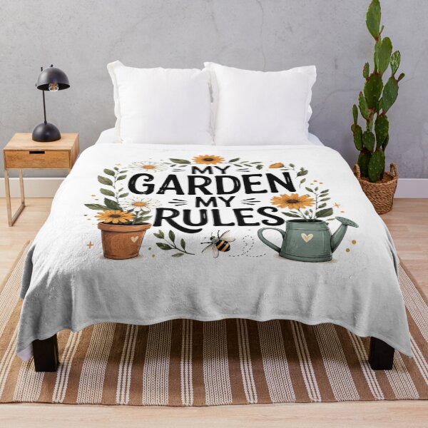 Item preview, My Garden My Rules Floral Gardening Lover Cottagecore Flower Garden Design designed and sold by bilal sibgui.