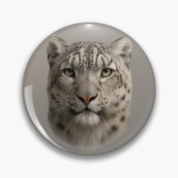 Item preview, Snow Leopard Wild Face Minimal Wildlife Logo designed and sold by BROHLine Studio.
