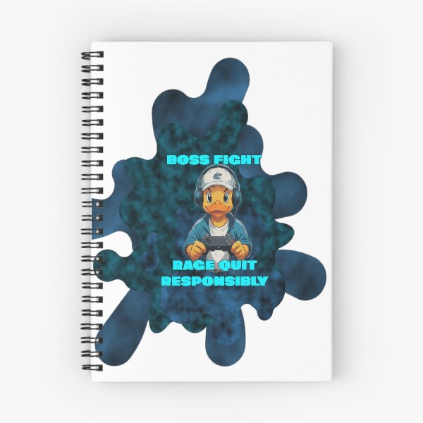 Item preview, Boss Fight Rage Quit Responsibly Funny Gamer Duck designed and sold by Animalloveus.