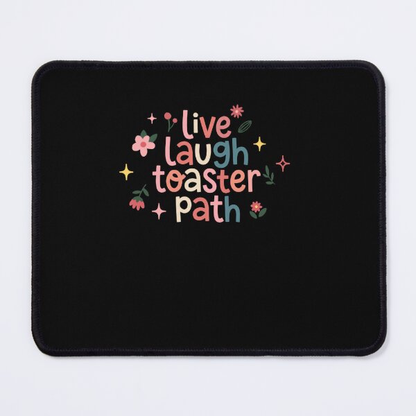 Item preview, Live Laugh Toaster Path Ironic Humor Meme Quote Gift designed and sold by RetroMini2026.