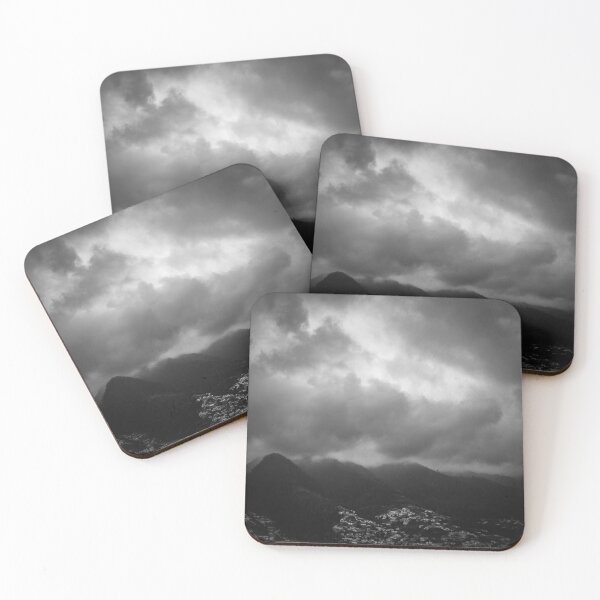 Item preview, grey cloudy mountains designed and sold by Perggals© - Stacey Turner.