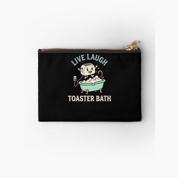Item preview, Live Laugh Toaster Bath Dark Humor Ironic Sarcastic Quote Funny Gift designed and sold by RetroMini2026.