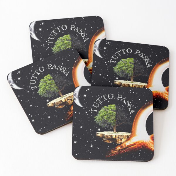 Item preview, ''TUTTO PASSA'' space surrealism Tree art. designed and sold by FahdSpaceArt.