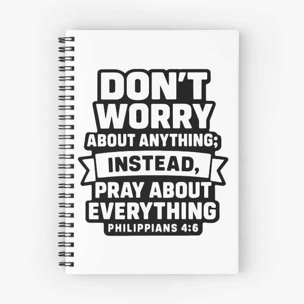 Item preview, Philippians 4:6 Don’t Worry About Anything Pray About Everything designed and sold by plushism.