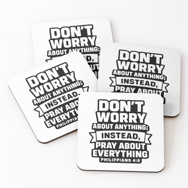 Item preview, Philippians 4:6 Don’t Worry About Anything Pray About Everything designed and sold by plushism.