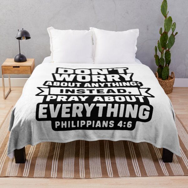 Item preview, Philippians 4:6 Don’t Worry About Anything Pray About Everything designed and sold by plushism.