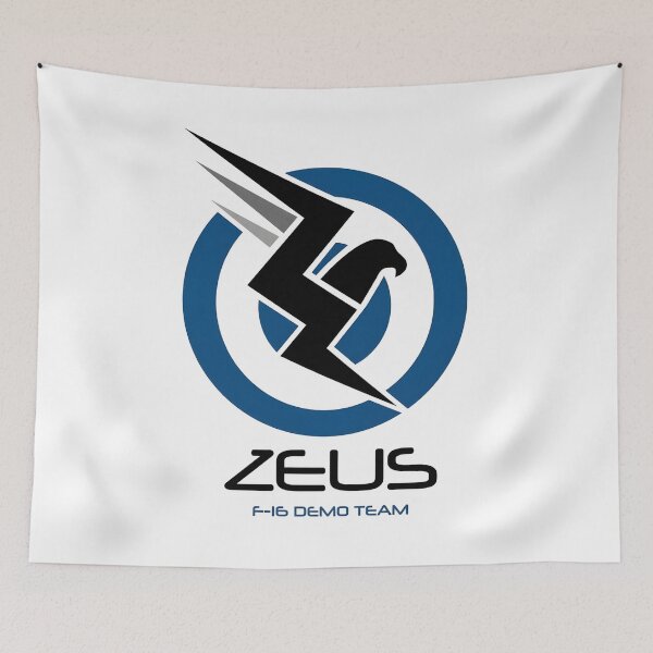 Item preview, Official Logo of the Hellenic Air Force F-16 Demo Team "Zeus" designed and sold by CharlieDesings.
