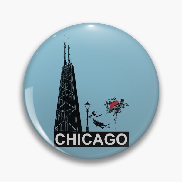 Item preview, Chicago Windy City- Girl Without Balloon  designed and sold by Phat Dog Designs .