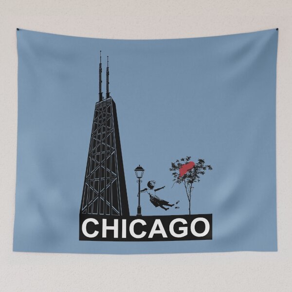 Item preview, Chicago Windy City- Girl Without Balloon  designed and sold by Phat Dog Designs .