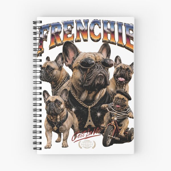 Item preview, Vintage 90s French Bulldog Bootleg Rap T-Shirt - Retro Frenchie Graphic Tee - Funny Dog Lover Gift Shirt - Oversized Streetwear Aesthetic designed and sold by SarcasmOnCotton.