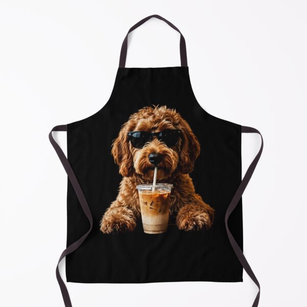 Item preview, Cool Goldendoodle Iced Coffee Sunglasses Dog Graphic designed and sold by bilal sibgui.