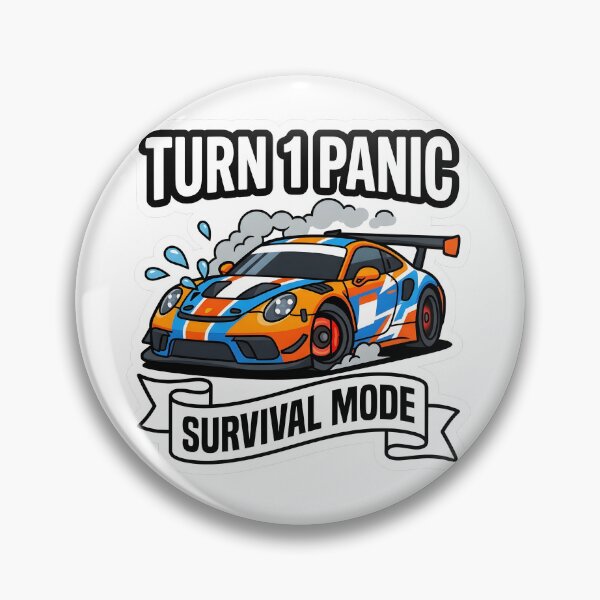 Item preview, Aggressive Simracing Turn 1 Panic Monza Crash Survival Mode designed and sold by EKHOAISTORE.