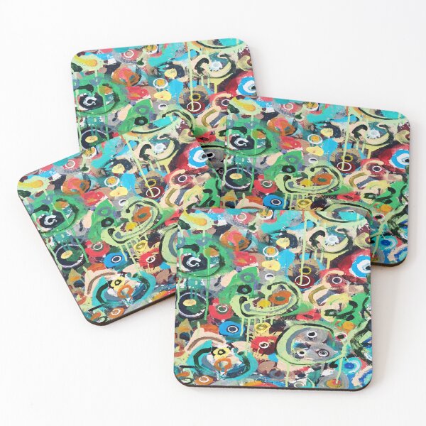 Item preview, round shapes and scattered colors designed and sold by from Carbonizzo.